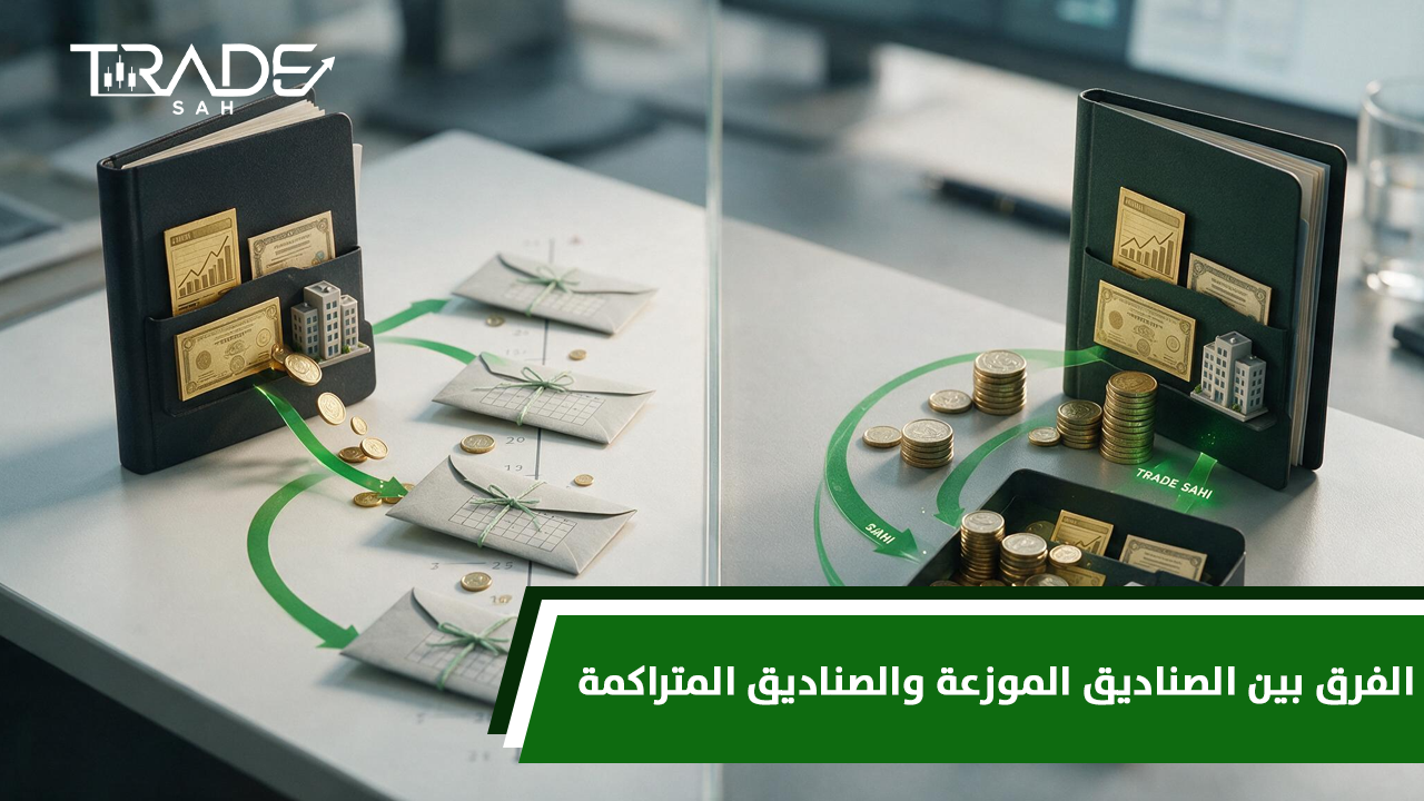 الفرق بين الصناديق الموزعة والصناديق المتراكمة
