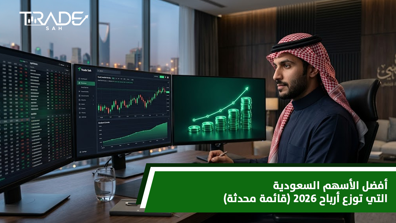 أفضل الأسهم السعودية التي توزع أرباح 2026