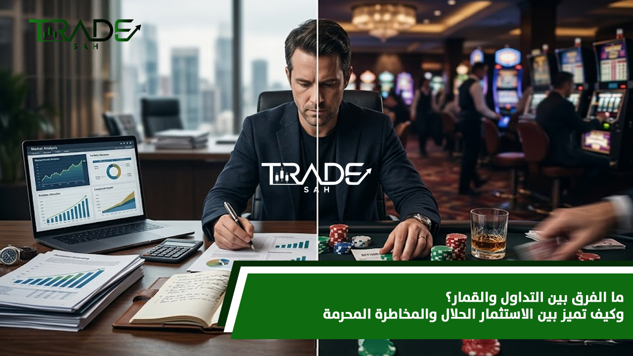 ما الفرق بين التداول والقمار؟ وكيف تميز بين الاستثمار الحلال والمخاطرة المحرمة