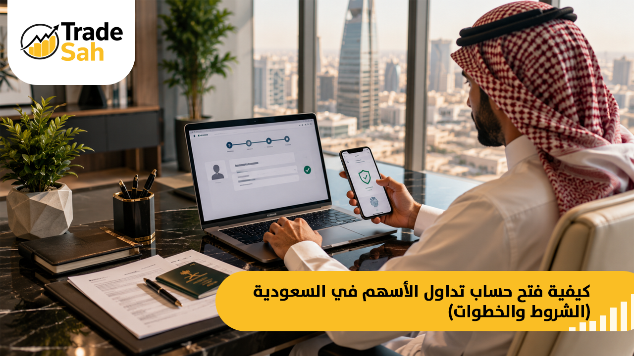 كيفية فتح حساب تداول الأسهم في السعودية (الشروط والخطوات)
