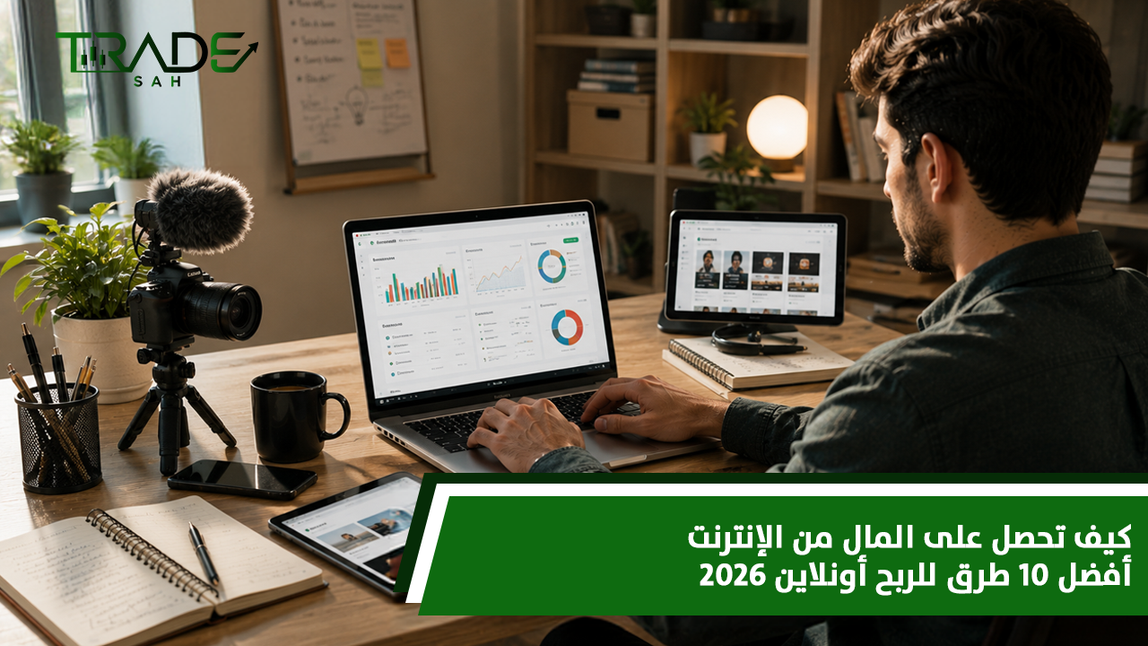 كيف تحصل على المال من الإنترنت   أفضل 10 طرق للربح أونلاين 2026